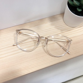 Kính giả cận gọng tròn Hottrend nam nữ phong cách Hàn Quốc mắt kính không độ chống tia UV đẹp giá rẻ HANASO 019