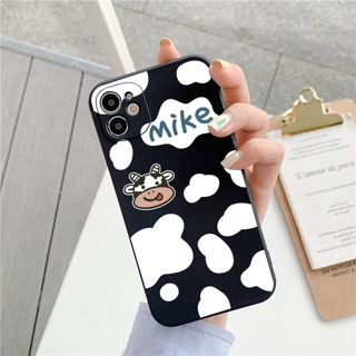 Ốp lưng iphone cạnh vuông bò sữa dành cho ip 6 đến 16promax - e03