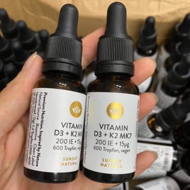 Vitamin D3 K2 Sunday Nature Shopee Việt Nam