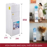 Cây nước nóng lạnh sâu Nhập Khẩu FUJIHOME WD531C chính hãng, máy nước uống nóng lạnh bình lọc 2 vòi tiết kiệm điện — ảnh 7