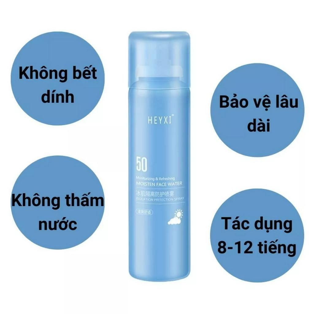 Xịt Chống Nắng Chống Nắng Heyxi 50+ ( Chai Xanh) | Shopee Việt Nam