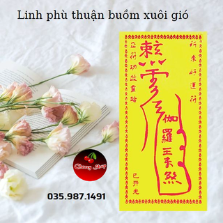 Combo 2 phù vàng May mắn thuận buồm xuôi gió dễ dàng hanh thông
