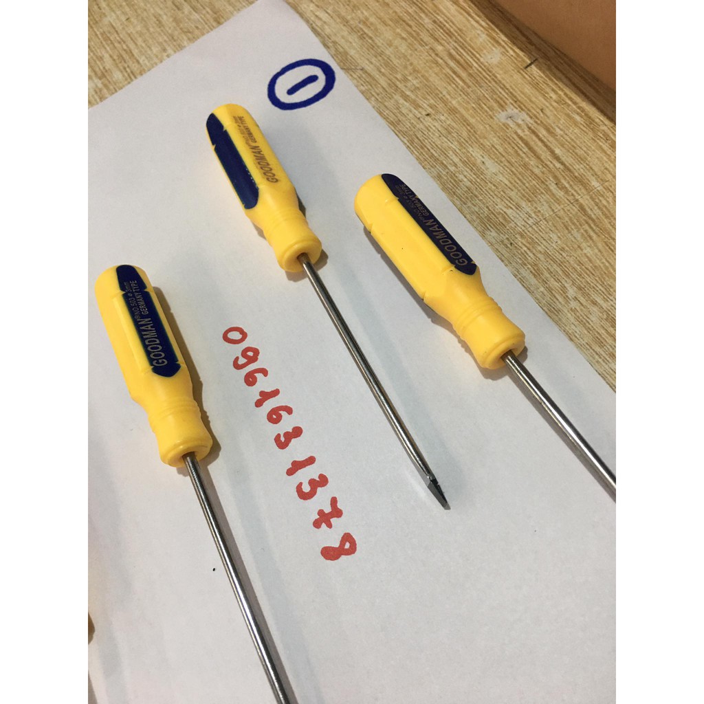tua vít sọc phi 3 x 75mm