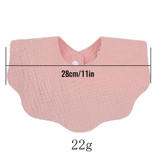 Clii Baby Wave Shape Feeding Yếm Bandana Burp Khăn Vải In Mềm Mại Nguyên Chất Cotton Thấm Hút Nước Bọt Khăn Thoáng Khí Apr