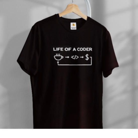 Áo thun cao cấp Life of a Coder MB-11 Unisex nam, nữ. | Shopee Việt Nam