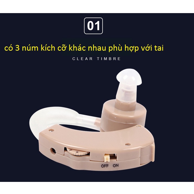 Máy trợ thính ,tai nghe thính,khuếch đại âm thanh không dây cho người khiếm thính, người già bị nặng tai, suy giảm thinh