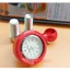 Đồng hồ gắn chân kính chiếu hậu mini xe máy tặng kèm ốc bắt 10 ly và pin