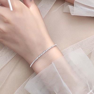 Lắc tay xù bạc ta nguyên chất chính hãng- Bạc LOPA