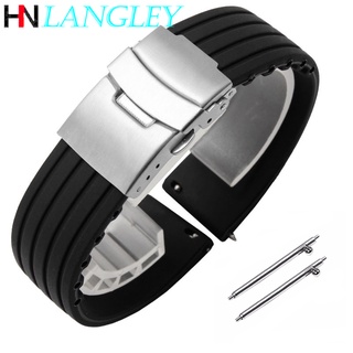 SAMSUNG Dây Cao Su Silicon 20Mm 22mm 43mm 47mm Cho Đồng Hồ Fossil 18mm 24mm