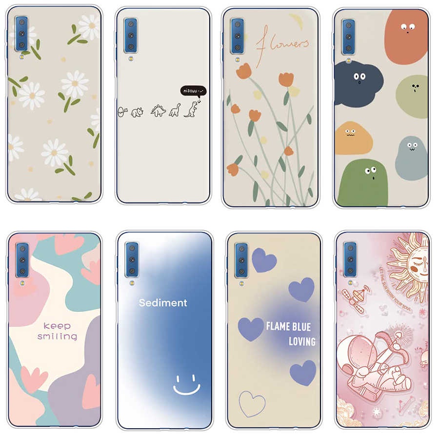 Ốp Điện Thoại TPU Dẻo In Họa Tiết Độc Đáo Thời Trang Cho Samsung Galaxy a7 2015 a7 2016 a7 2017 a7 2018