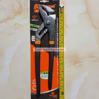 Kềm mỏ quạ hãng Kapusi Nhật Bản cỡ 10 inch (25cm) và 12 inch (30cm), Tay bọc cao su chống trơn, Bảo hành 12 tháng