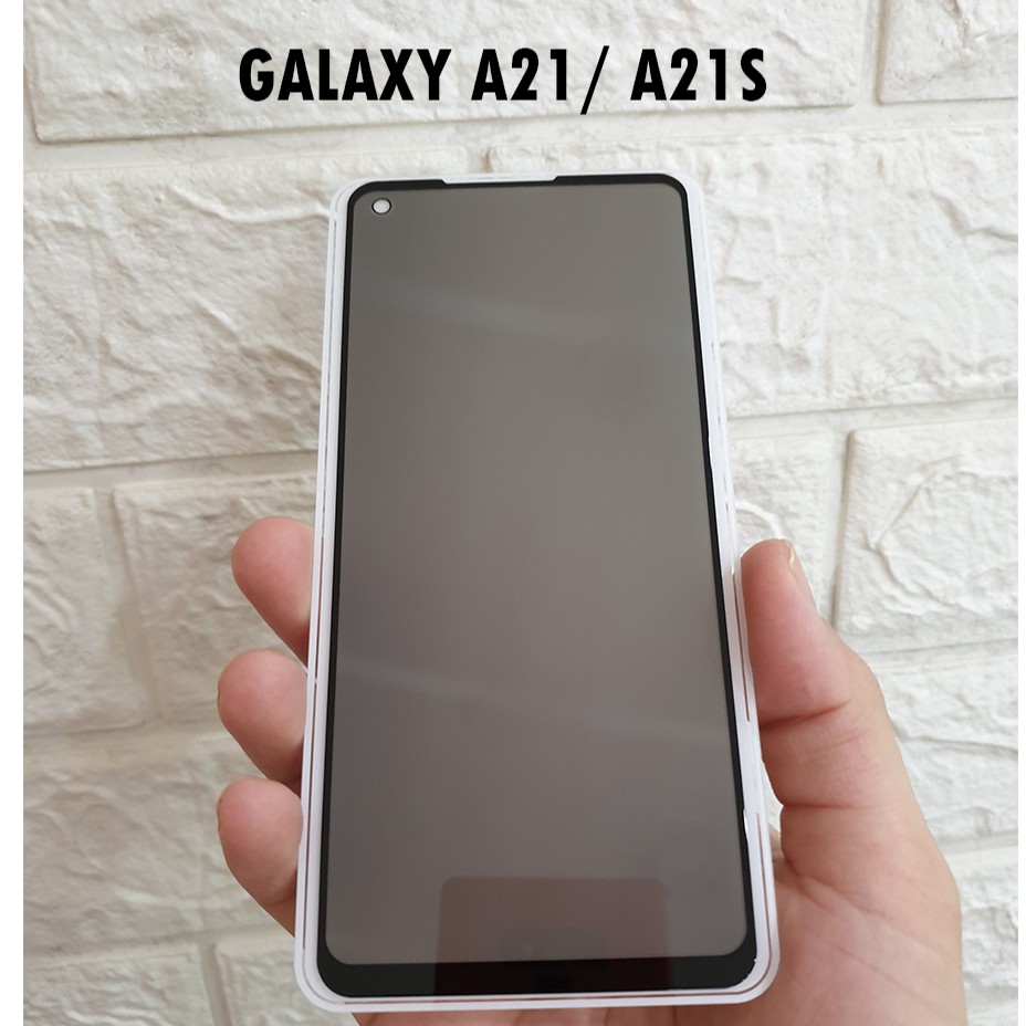 Dán Cường Lực Phủ Màn Hình Chống Nhìn Trộm Galaxy A21 A21s Shopee