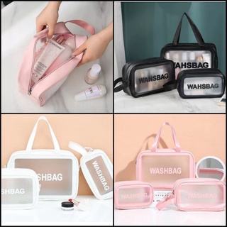 Túi Đựng Mỹ Phẩm Trong Suốt Chống Nước - Túi Makeup Du Lịch Cá Nhân Nhựa PVC Cao Cấp