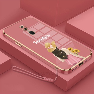 ốp lưng oppo f11 f11 pro Ốp Điện Thoại TPU Silicon Viền Mạ Màu Hình Cô Gái Xinh Đẹp Cho oppo f11 f11 pro
