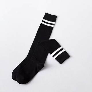 Tất Cổ Cao Nữ Trắng Đen Nhiều Màu Trơn Thể Thao T08