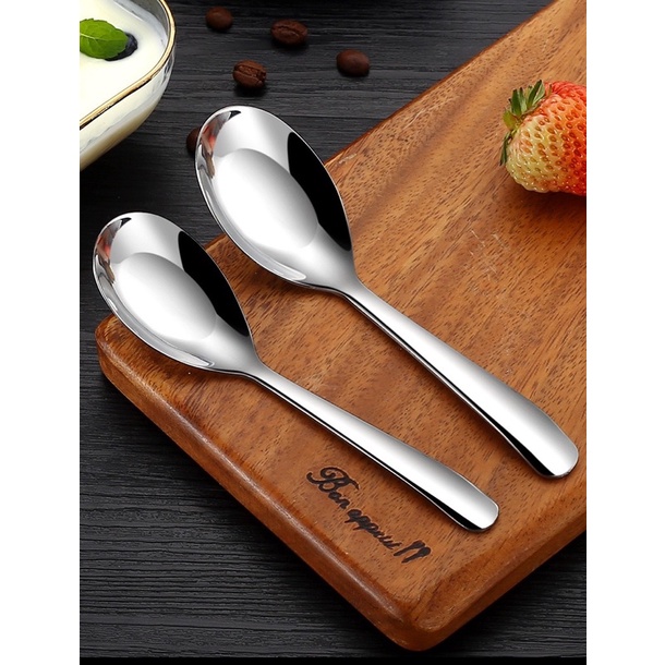 Muỗng thìa ăn cơm phở súp inox 304 cao cấp thép không gỉ - T188