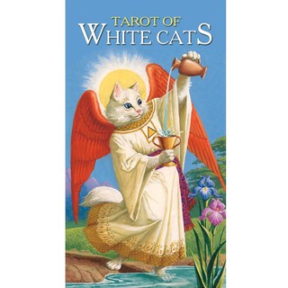 Bộ Bài Tarot of White Cats (Mystic House Tarot Shop) - Bài Gốc Authentic Chính Hãng 100%