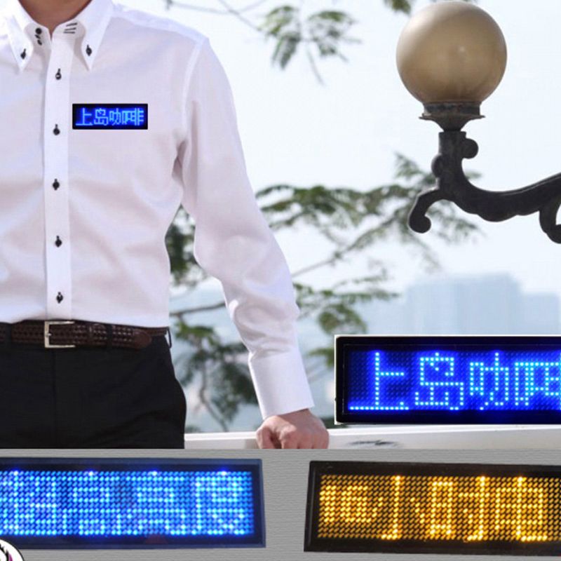Bảng Tên Đèn LED Không Dây Sạc Lại Được Tiện Dụng