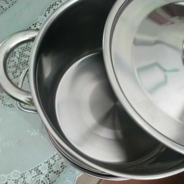Nồi cao cấp inox Tithafac sử dụng được bếp từ,bếp ga,hồng ngoại nồi dày dặn  (24_32cm)