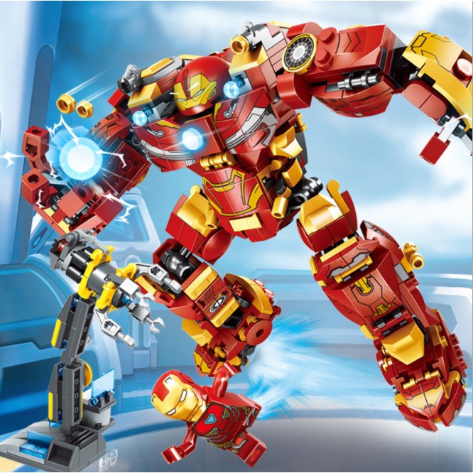 Đồ chơi xếp hình Lego Người sắt, Lego Iron man, Lego Hulkbuster