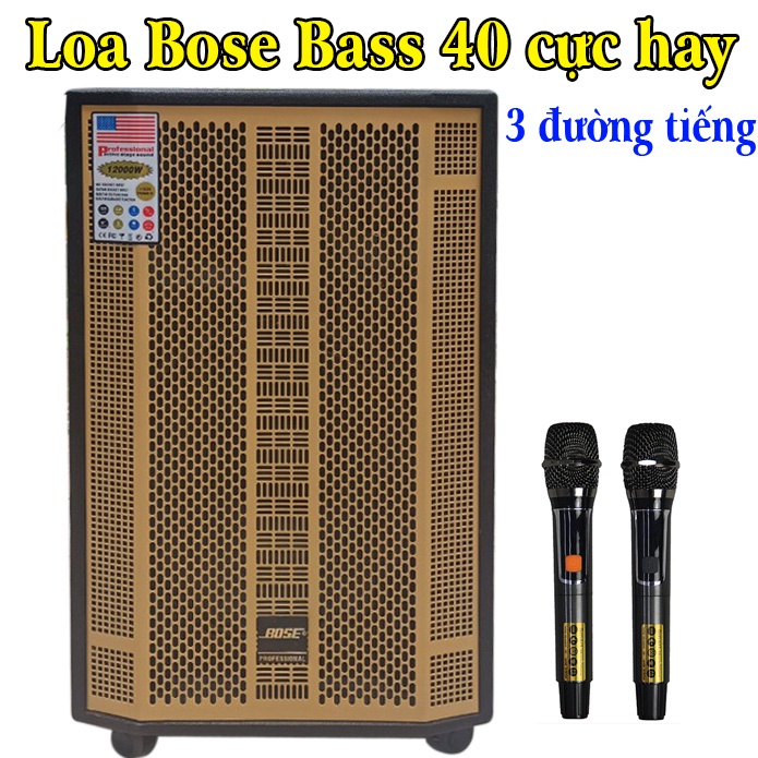 Giới thiệu về loa kéo bass 40 3 đường tiếng