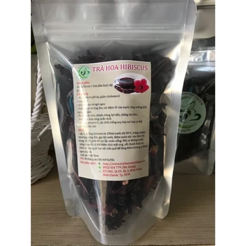 Trà hoa Hibiscus, hoa bụp giấm , atiso đỏ 100g ( loại cánh dày, thơm)