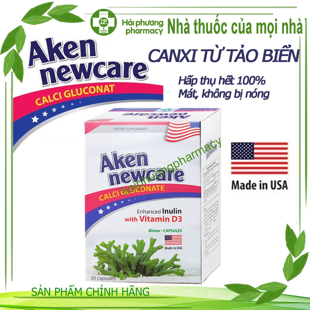 Thuốc canxi Aken Newcare có nguồn gốc từ đâu?