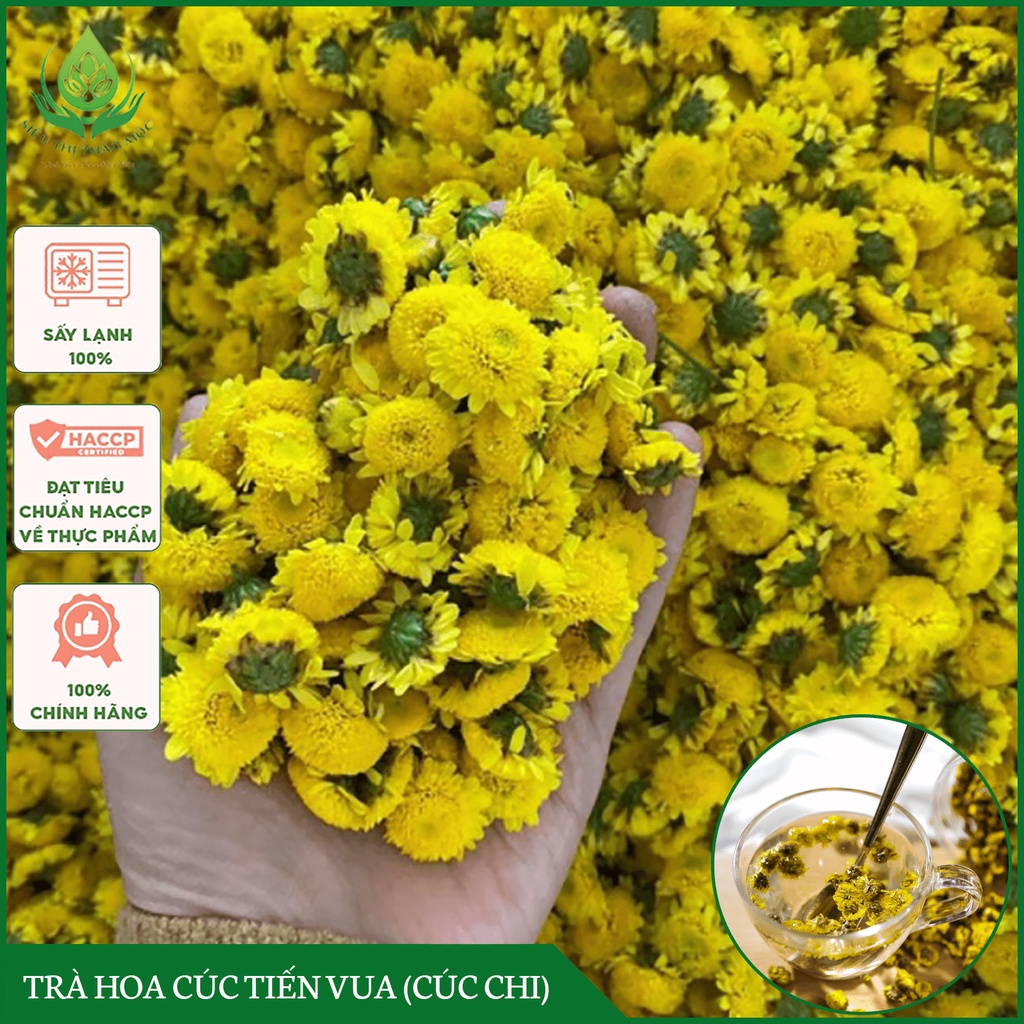 Trà Hoa Cúc Sấy Khô Nguyên Bông Hỗ Trợ Thư Giãn - Hình ảnh thực tế