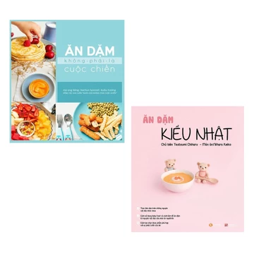 Sách - Combo Ăn dặm kiểu nhật và Ăn dặm không phải cuộc chiến ( kèm thực đơn ăn dặm)