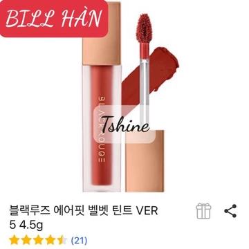 Son blackrouge ver 7💖[BILL HÀN]💖 Son blackrouge ver 7 Son Black Rouge Ver 7 Hàn Quốc son mềm mướt mịn