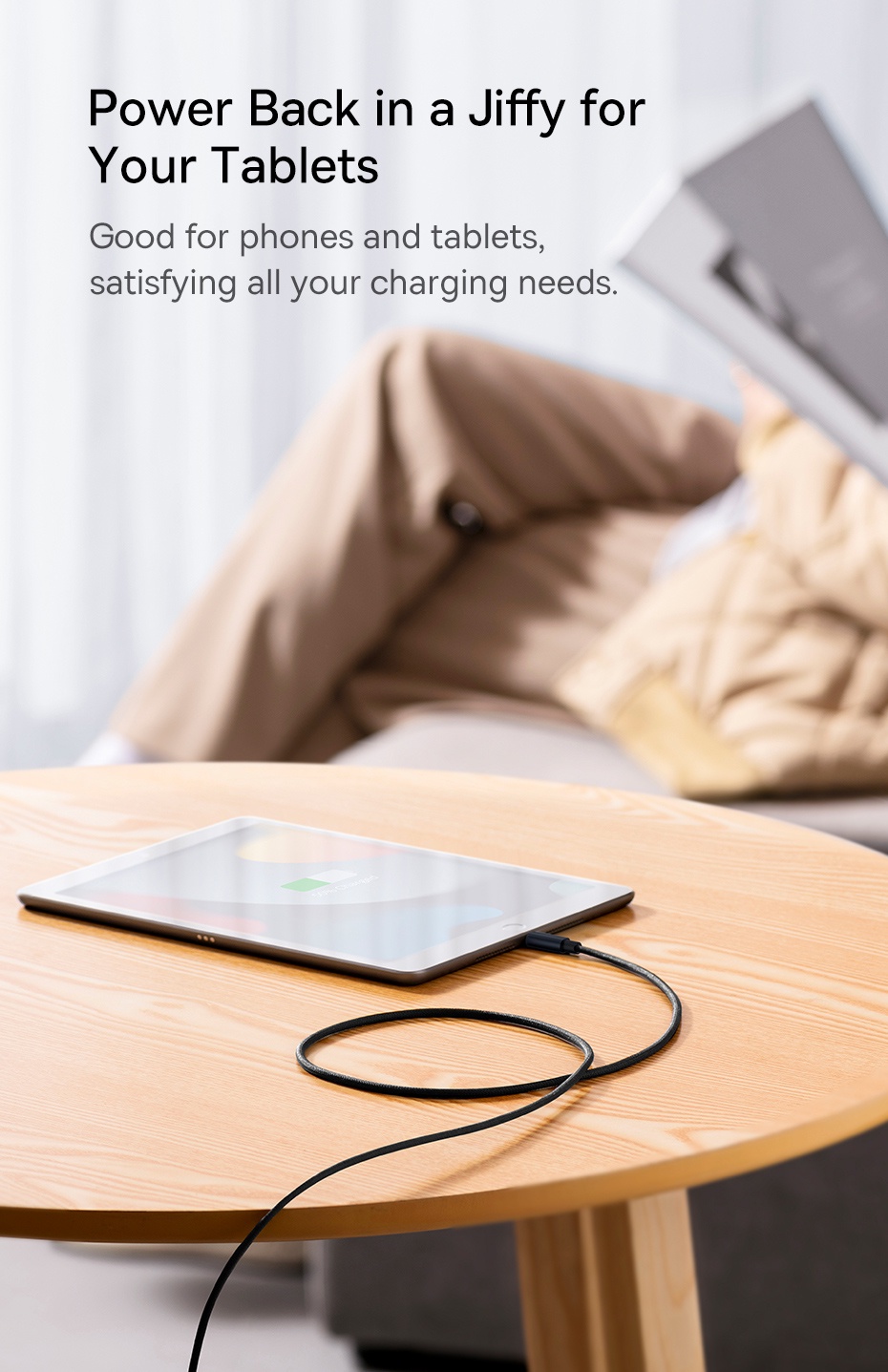 Mô tả Dây cáp sạc nhanh BASEUS PD 20W USB-C thích hợp cho Phone - 2
