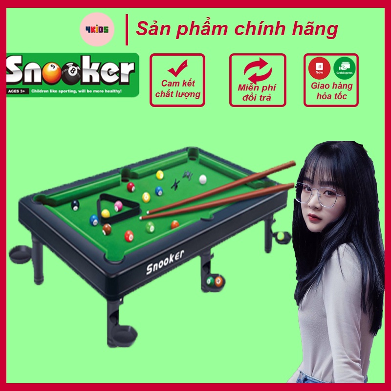 Bàn bi a mini - Bàn bi a cho trẻ em và người lớn, Size lớn 15 Bi , Mặt ...
