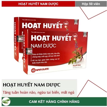 Hoạt huyết Nam Dược, hỗ trợ cải thiện thiếu máu não, đau đầu, chóng mặt, mất ngủ