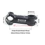 JUNYUE88US Thân Xe Đạp MTB Xe Đạp Đường Bộ Siêu Nhẹ Hợp Kim Nhôm Chiều Dài 7 Độ Thân MTB Phụ Kiện Xe Đạp Thân Riser