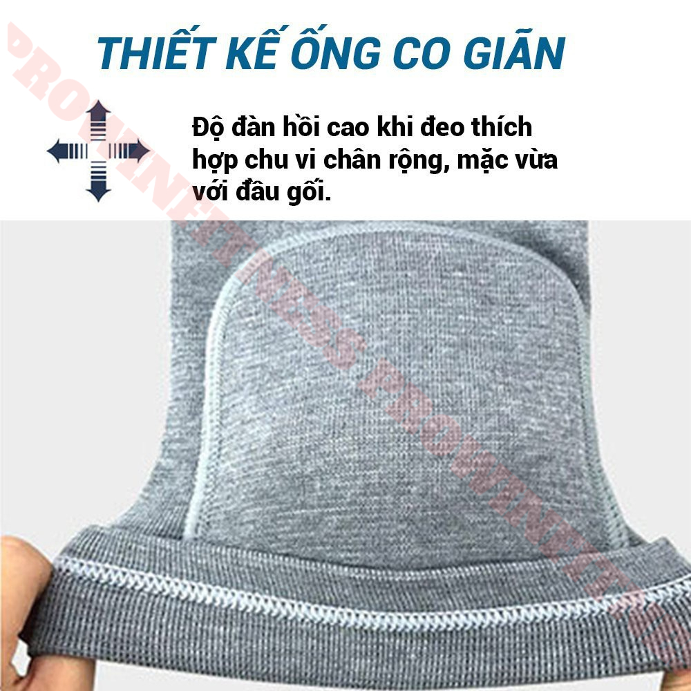 Ảnh Bó gối, xỏ gối thể thao có đệm cao cấp Prowin Fitness tập Yoga, Gym, Bóng chuyền 4