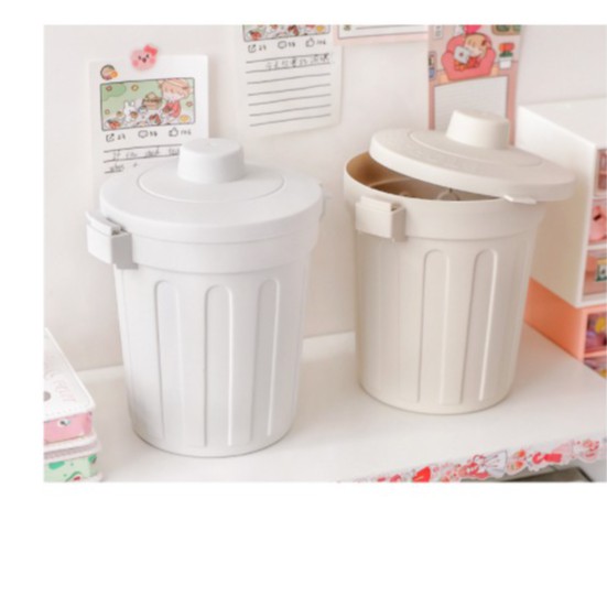 Thùng rác để bàn mini sọt rác văn phòng đa năng hoặc lọ cắm viết ...