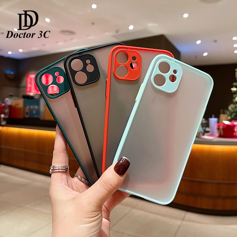 Ốp điện thoại nhám chống sốc cho iPhone 11 Pro 7 8 6 6s Plus X Xs Max Xr SE 2020 SE2