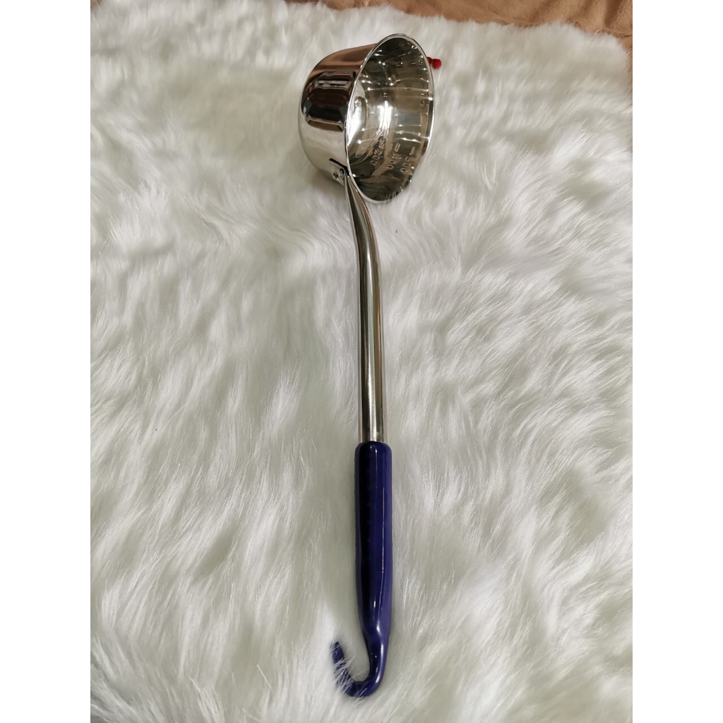 Gáo vá múc nước lèo inox size từ 300ml đến 1200ml có vạch đo lường