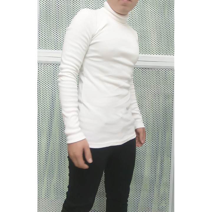 Áo thun Tay dài Cổ lọ Body ROLLNECK ICVCVNI Unisex