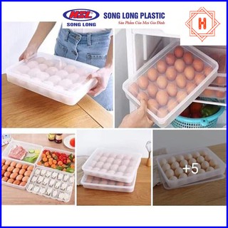 Song Long Plastic - 2795 Khay đựng trứng 24 quả { H }