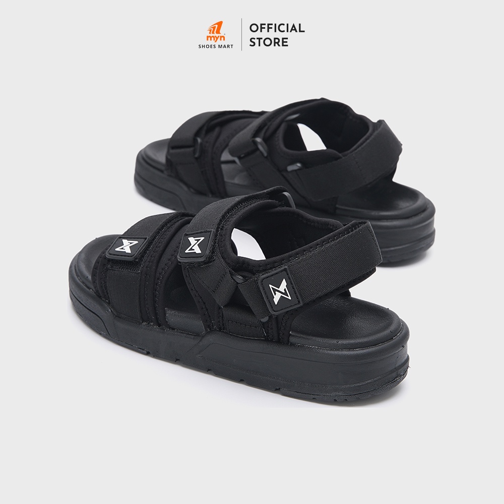 Mô tả Sandal nam nữ ZX 2125 All Black 2 quai bản to có lót quai, đế 3,5cm Phylon 3 lớp chất liệu EVA cao cấp - 3