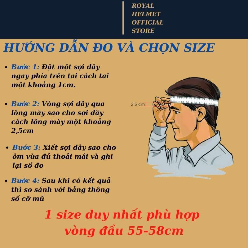 Mô tả Mũ bảo hiểm nửa đầu Rona haly luxury kèm kính phi công đồng tặng tai mèo cho nam và nữ đi xe máy - 2