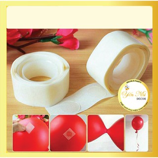 Băng dính, băng keo chuyên chuyên dụng 100 miếng dính dán bóng sinh nhật, cưới hỏi, sự kiện Yến Nhi Shop