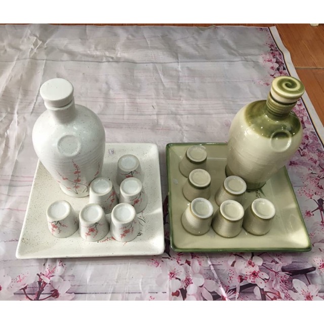 Bộ nậm rượu chén sake( hàng đẹp bát tràng) | Shopee Việt Nam
