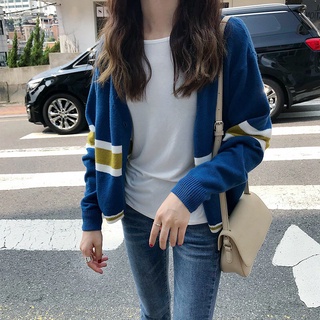 Áo len cardigan Hàn Quốc có sẵn dành cho nữ áo len dệt kim thời trang hàng đầu