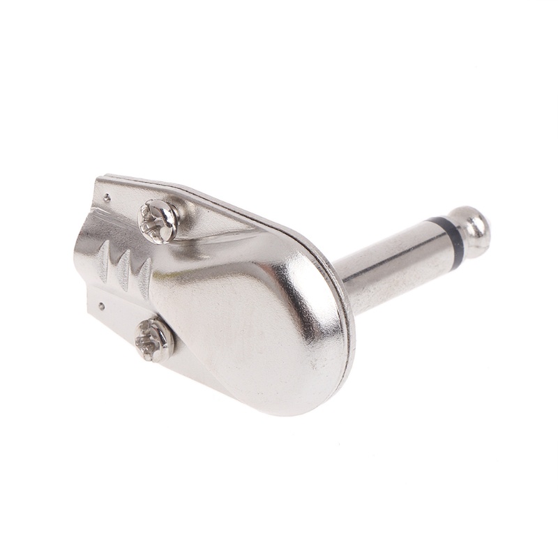 Redbaiaa1 10 Chiếc 1 4 6 35 Mm Mono Loa Góc Phải Đàn Guitar Phono Cắm Chảo Đầu Nối