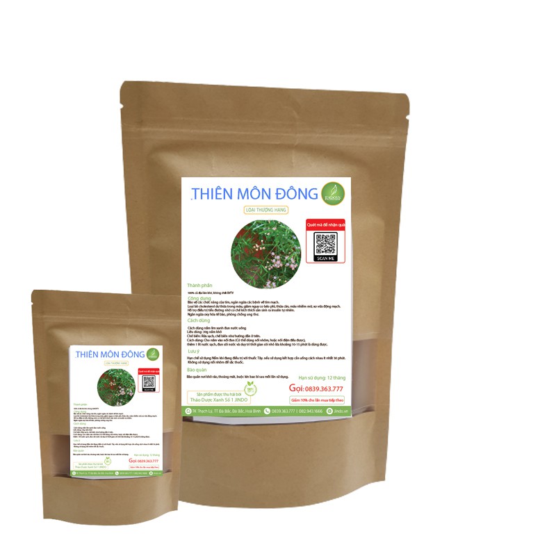 Thiên môn đông khô thượng hạng JINDO 1kg tốt cho sức khỏe