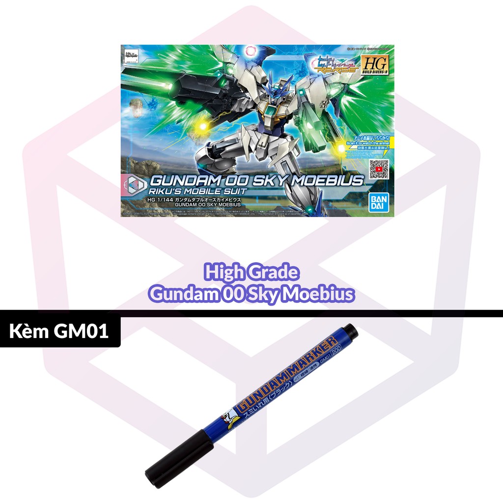 Mô Hình Gundam Bandai Hg Gundam 00 Sky Moebius 1/144 Build Divers Re Rise  [Gdb] [Bhg] | Shopee Việt Nam