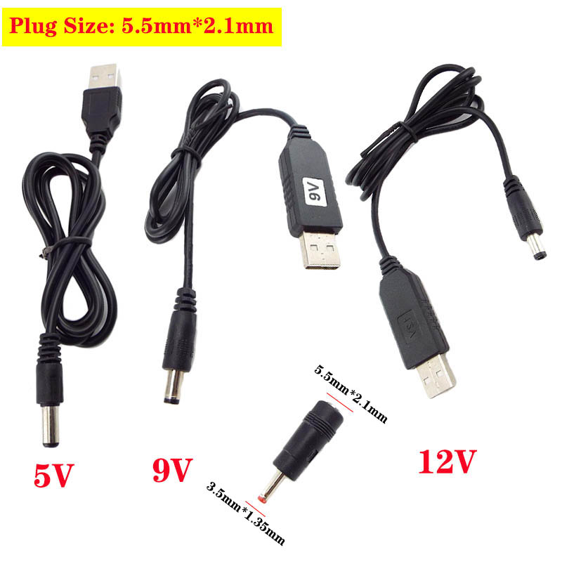 Usb 5V sang DC 5V 9V 12V 3.5mm Power Boost Line Step UP Module ...