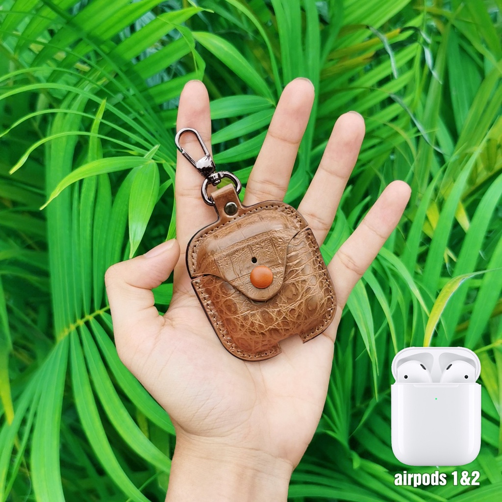 bao da airpod 1 (5 màu da tùy chọn)